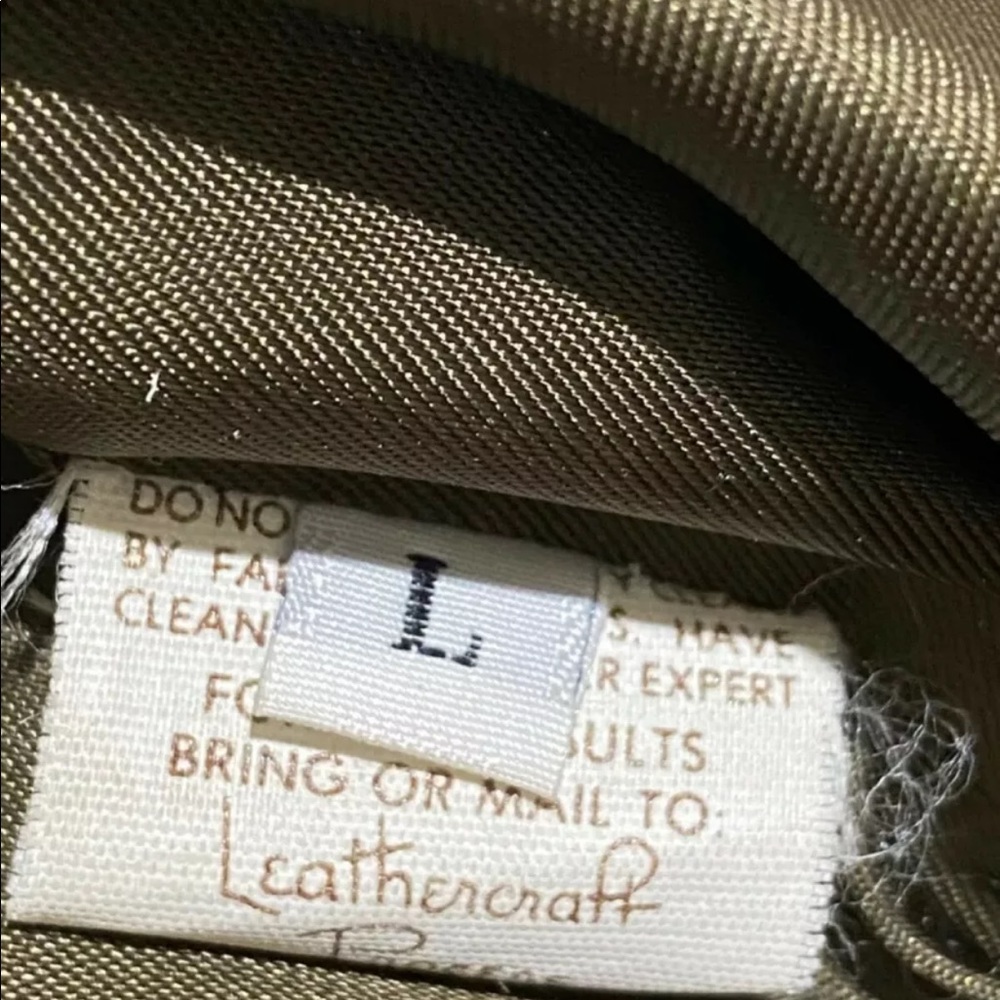 CHRISTIAN LAUREN 80s Suede Leather Jacket Textured VNTG Olive Green NY Buttery - Picture 10 of 11